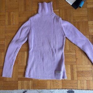 Vintage 90s   Parasuco y2k light purple ribbed sweater * accepting offers